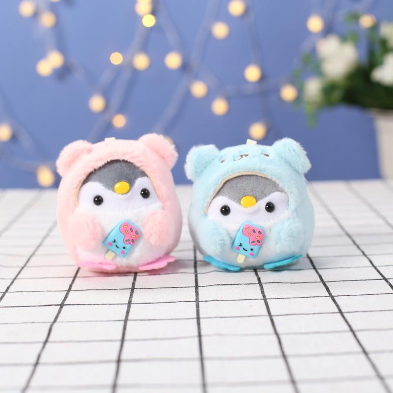 Cartoon Creative Lollipop Penguin Plush Toy Doll Pendant Doll Bag Keychain Doll Gift