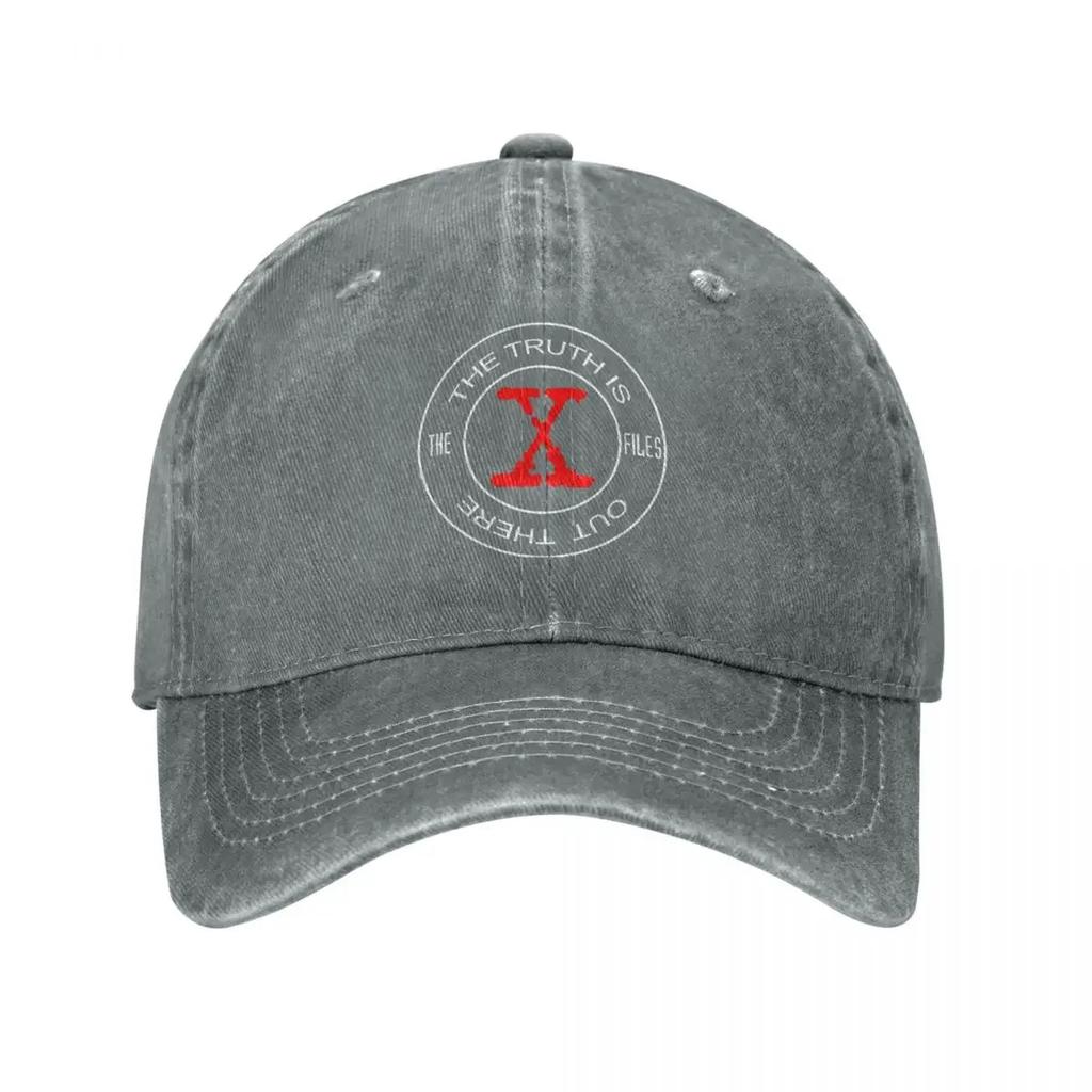 The X Files Wisdom Unisex Baseball Cap TV Shows Distressed Denim Hats Cap Fashion Outdoor Workouts Headwear