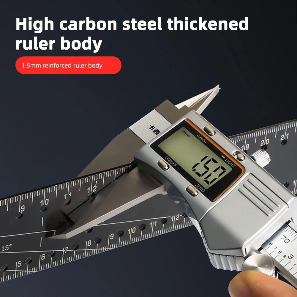 Industrial Grade Positioning Marking Angle Ruler 45/90 Degree Hole Woodworking Gauge  Carpentry