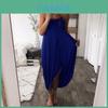 Elegante Zomer Maxi Jurk voor Vrouwen in Grote Maten met Mouwloos Hoge Taille Ontwerp