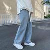 Herren Jeans Casual Hosen High Street Gerade Lose Weite Bein Jeans Baggy Hose