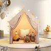 Indoor Kids' Tent Castle Playhouse - Bed Canopy Divider Toy House Preschool Playset Christmas Gift Single Tent No Accessories