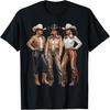 Black African American Cowgirl Western Country Texas Rodeo T-Shirt