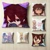 Short Comic II Love Amy  Square DoubleSided Printed Pillow Case Bedroom Bedside Pillow Sofa Cushion Cover