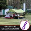 Uxcell 1/4" 150ft Polypropylene Rope, Solid Braided Utility Rope for Camping, Flagpoles, Closets, and Outdoor Use, Purple