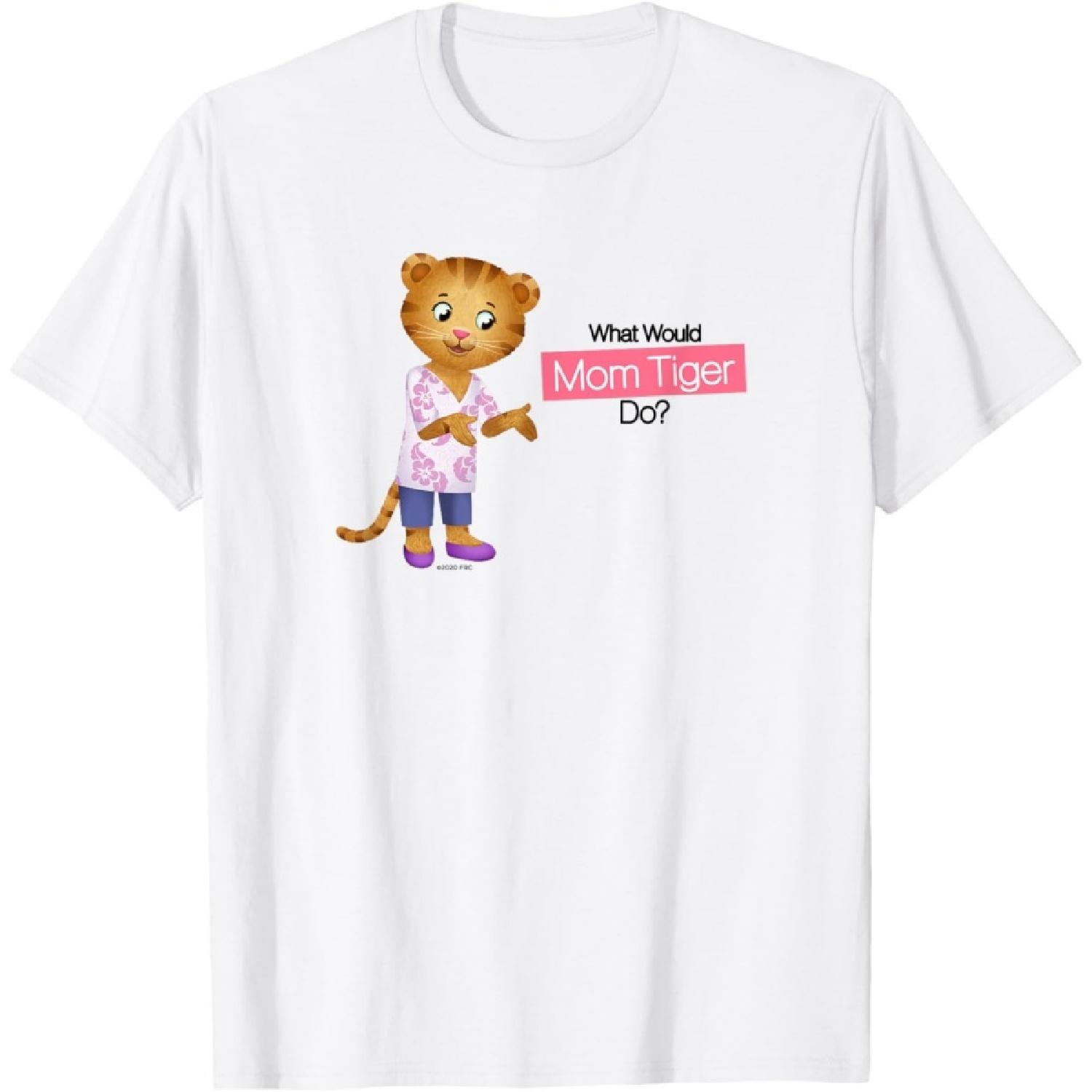 Daniel Tiger s Neighborhood_What Would Mom Tiger Do_ (Light) T-Shirt S