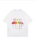 Camiseta Oversize Estampado de Flamenco Blanco Ropa Casual de Verano