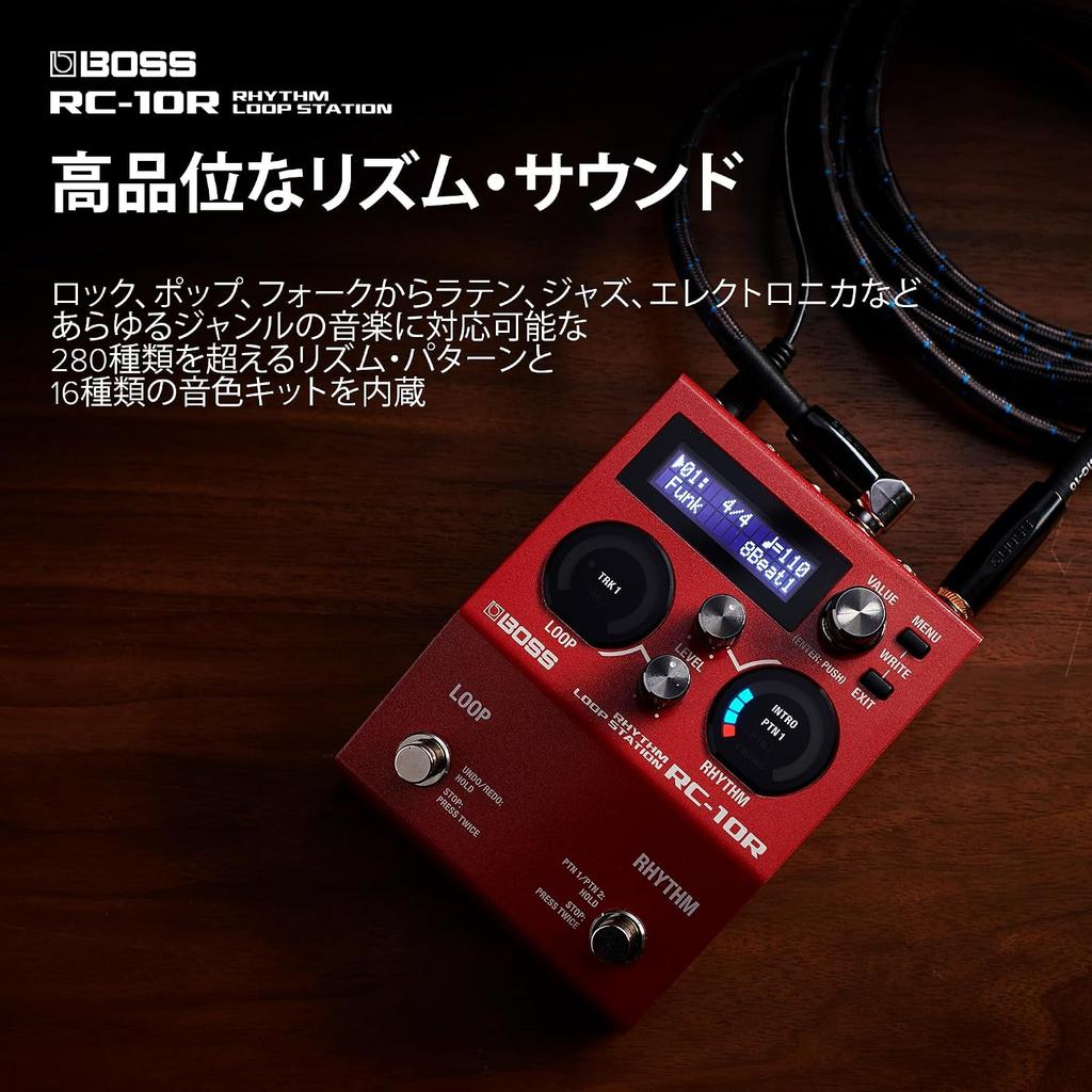 Boss Rhythm Loop Station Con 280 Pattern Ritmici E 16 Drum Kit Rc 10r