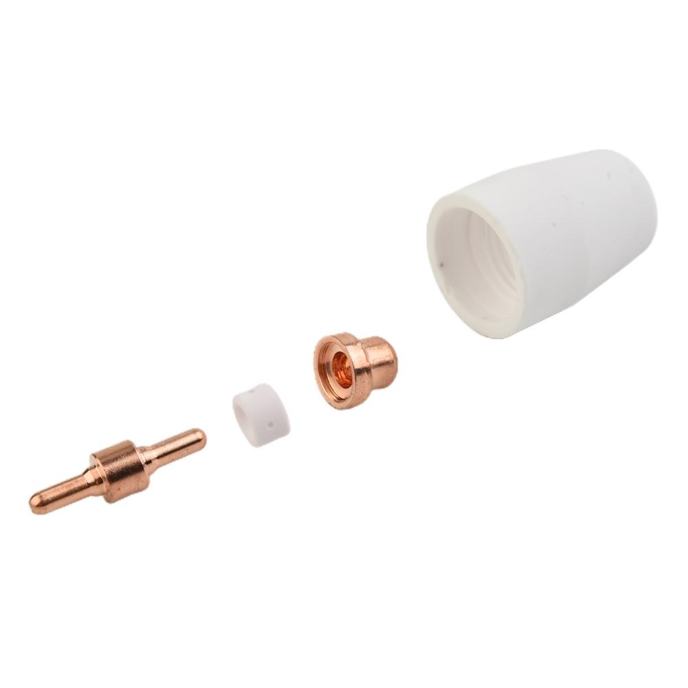 Kits Plasma Electrodes Shield Cups Heat Resistant Nozzle Welding Equipment