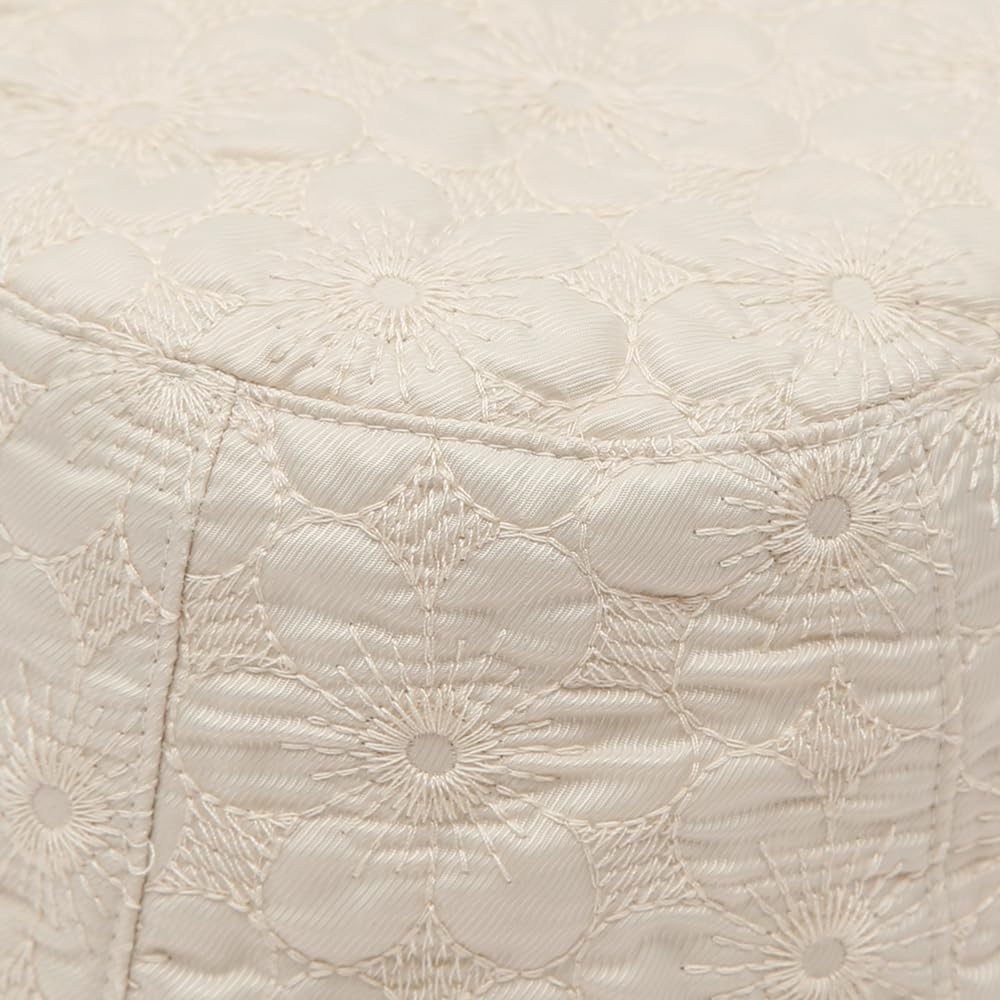 [UNDERCONTROL] Thick Bonded Flower Pattern Gold Label Winter Standard Size Foldable Made in Korea Sun Protection Bucket Hat for Women (Bonded Flower