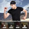 Non Slip Workout Headbands for Men Quick-Dry Men‘s Sports Hairband Stretchy Sweatband  Fitness
