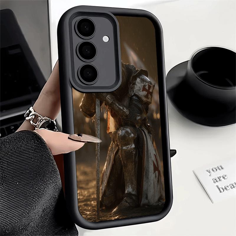 Phone Case for Samsung Galaxy S26 S25 Ultra S24 FE Crusades Knights Templar Shell S23 Plus S22 + S21 S20 5G Soft Silicone Funda
