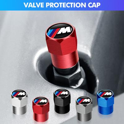 Car Tire Valve Protection Cap Rim Stem Dust-proof Cover Accessories For BMW M 1 3 4 5 6 7 Series X1 X3 X4 X5 G20 G38 F48 E36 E39