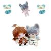 20cm Cotton Doll Plush Toy With Two Sets Of Clothes Keep Warm Shortcut Sweatshirt And Pants