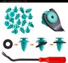 AOLYGEI Rivet Retainer Clip Nylon with Soundproofing Pad Car Clip Trim Clip Rivet Set