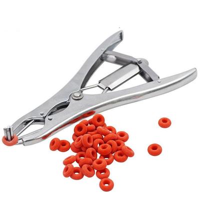 Ringzange für gebrochenen Schwanz von Schweinen und Schafen, elastische Spreizzange, Zange für gebrochenen Schwanz von Schweinen, Ringzange zum Entzweigen von Rindern und Schafen