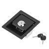 RV Generator Cabinet Door Lock Square Zinc Alloy with 2 Keys Repair Replacement for Yacht Home