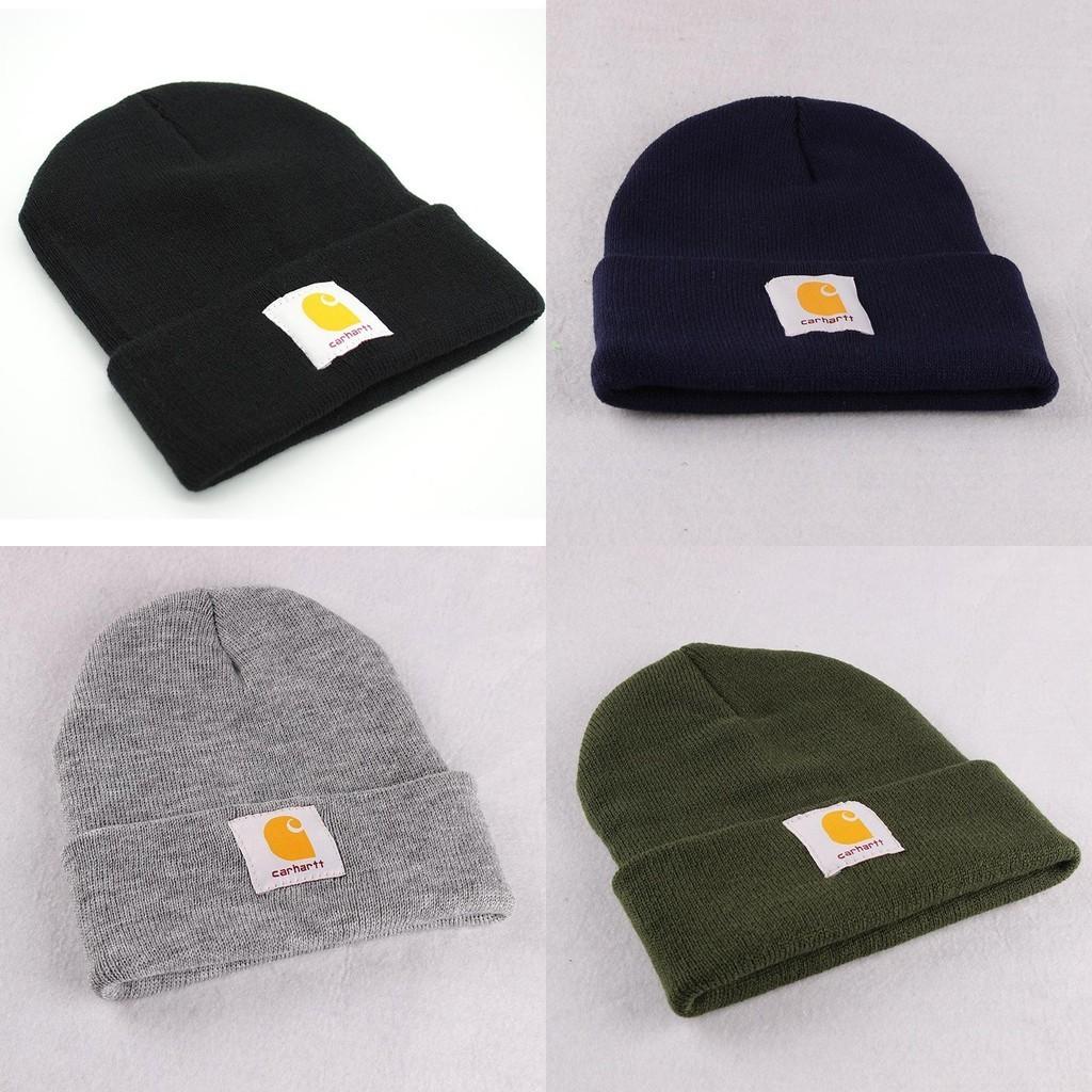 Carhartt Xmas Gift Knitted Hat Beanie Women Men Winter Cap Warm Acrylic