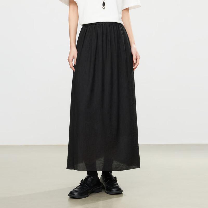 Elva s Island A-line Midi Skirt L