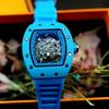 Wangr Unisex Transparent Hollow-out Wristwatch