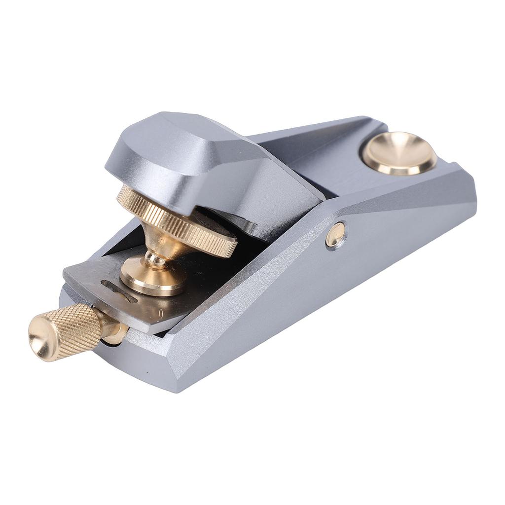 Low Angle Block Plane 33 Degree Woodworking Hand Planer for Miniature Model Leather Making Silver