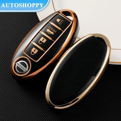 Naujo dizaino TPU automobilio 4 mygtukų raktų dėklo dangtelis Fob Shell, skirtas Nissan Altima Maxima Murano Rogue Sentra 370z, skirtas Infiniti Protector priedams