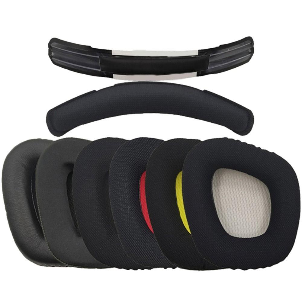 

Comfortable Headset Ear Pads Mesh Fabric Ear Cushions Headset Headband for Corsair VOID PRO ELITE