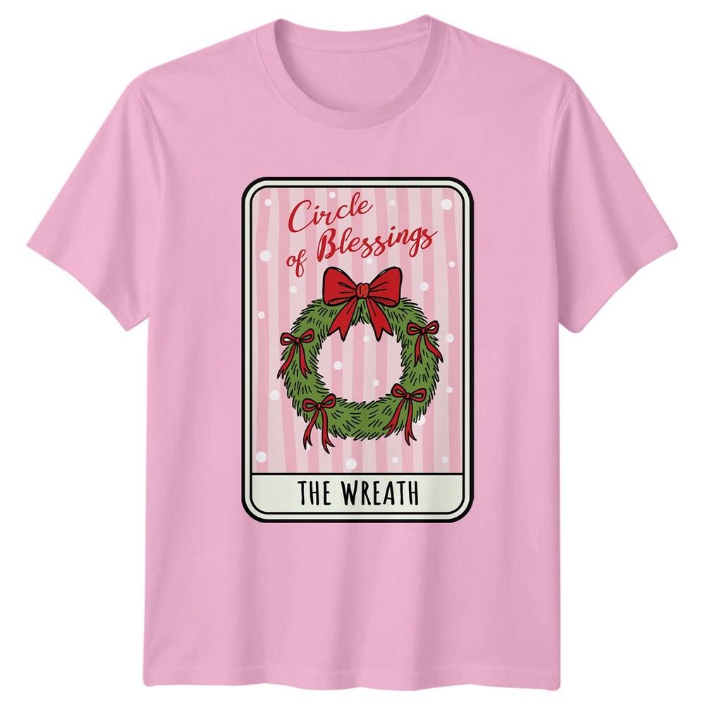 Circle Of Blessings The Wreath Christmas Holidays Unisexs TShirt Unisexs Tee