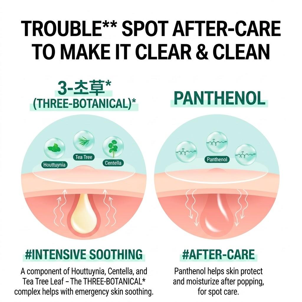 [Acnes] 3 Sec Calming All Clear Spot Patch (8mm x 24p + 10mm x 42p Set, 66 patches)