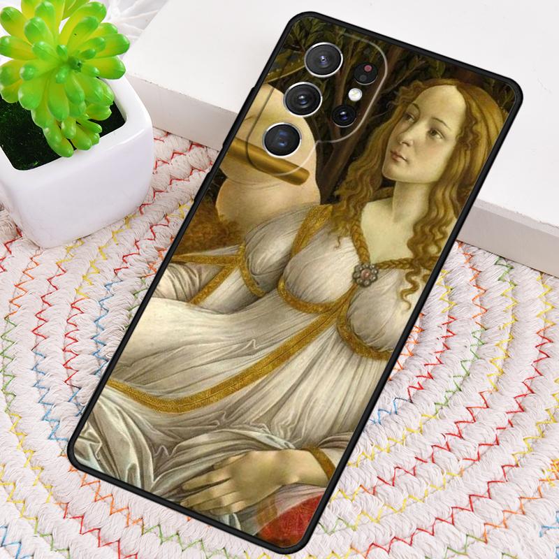 Birth of Venus Botticelli Classic Art Phone Case for Samsung Galaxy Note 10 Pro S26 Ultra S23 S24 FE S25 S21 S22 PLUS Cover