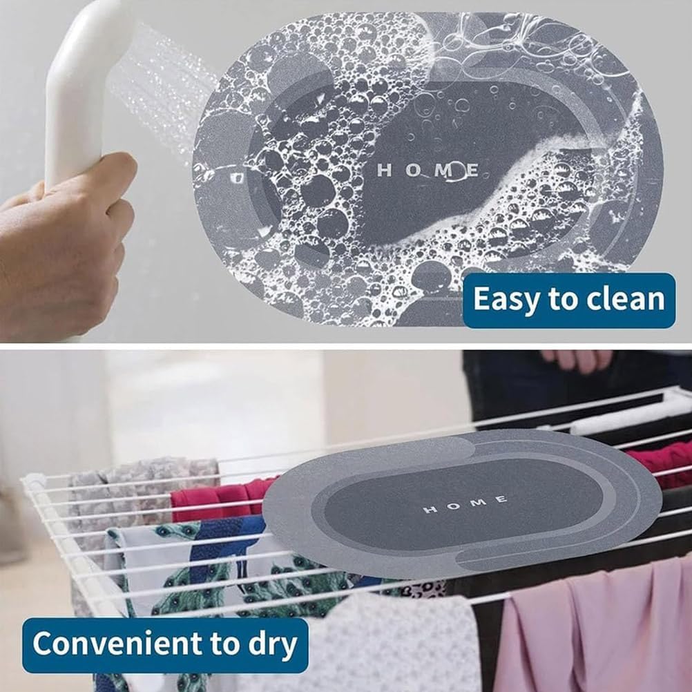 Modrnizd Magic Mat, Modernized Magic Mat Bathroom, Modernized Bath Mat, Bath Mats for Bathroom, Bathroom Mat Quick Dry, Non Skid Waterproof Comfort