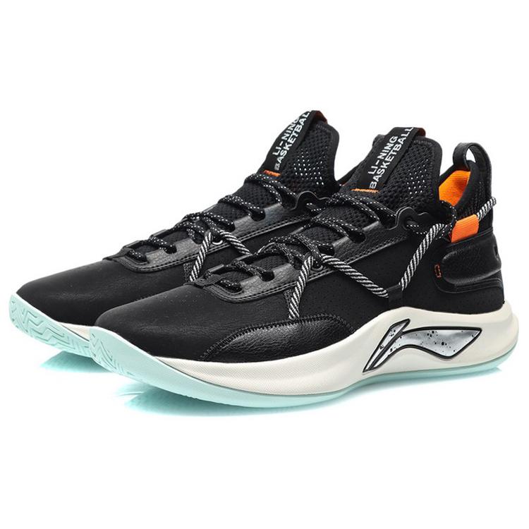 Li Ning Speed Team Basketball Shoes Men's Low top Black ABPQ047-4