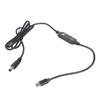 120cm Long Type C To DC5.5x2.5mm Cable 5V 9V 12V Output Adjustable Power with Display For Camera Speaker System