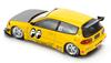 POP RACE X Enigma Pandem Civic EG6 Mooneyes Finished Model PRE0010 1/64 -