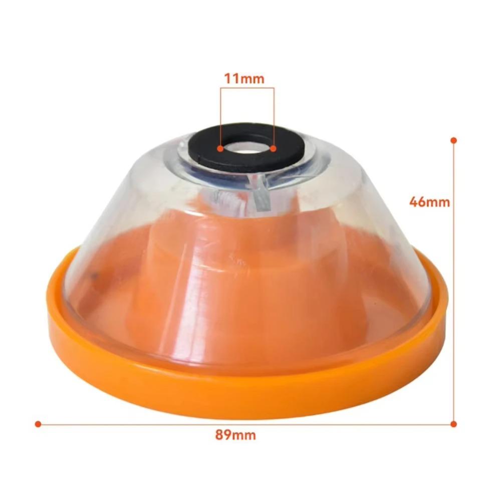 

Electric Drill Dust Cover Ash Bowls Impact Hammer Dust Collector Power Tools Accessories Drilling Dustproof Devices Orange -- 1PC