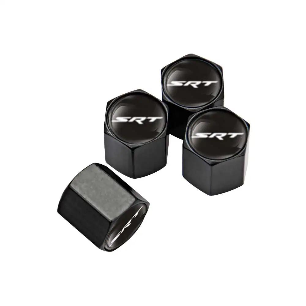 4PCS Alloy Car Tire Valve Caps Wheel Stem Anti-dust Covers for Dodge AVENGER CALIBER CARAVAN Challenger JOURNEY NITRO RAM 1500