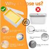 Butter Dish with Cover and Cutter Fresh Keeping Box for Refrigerator Storage Home Butter Storage Container Cheese Storage Box