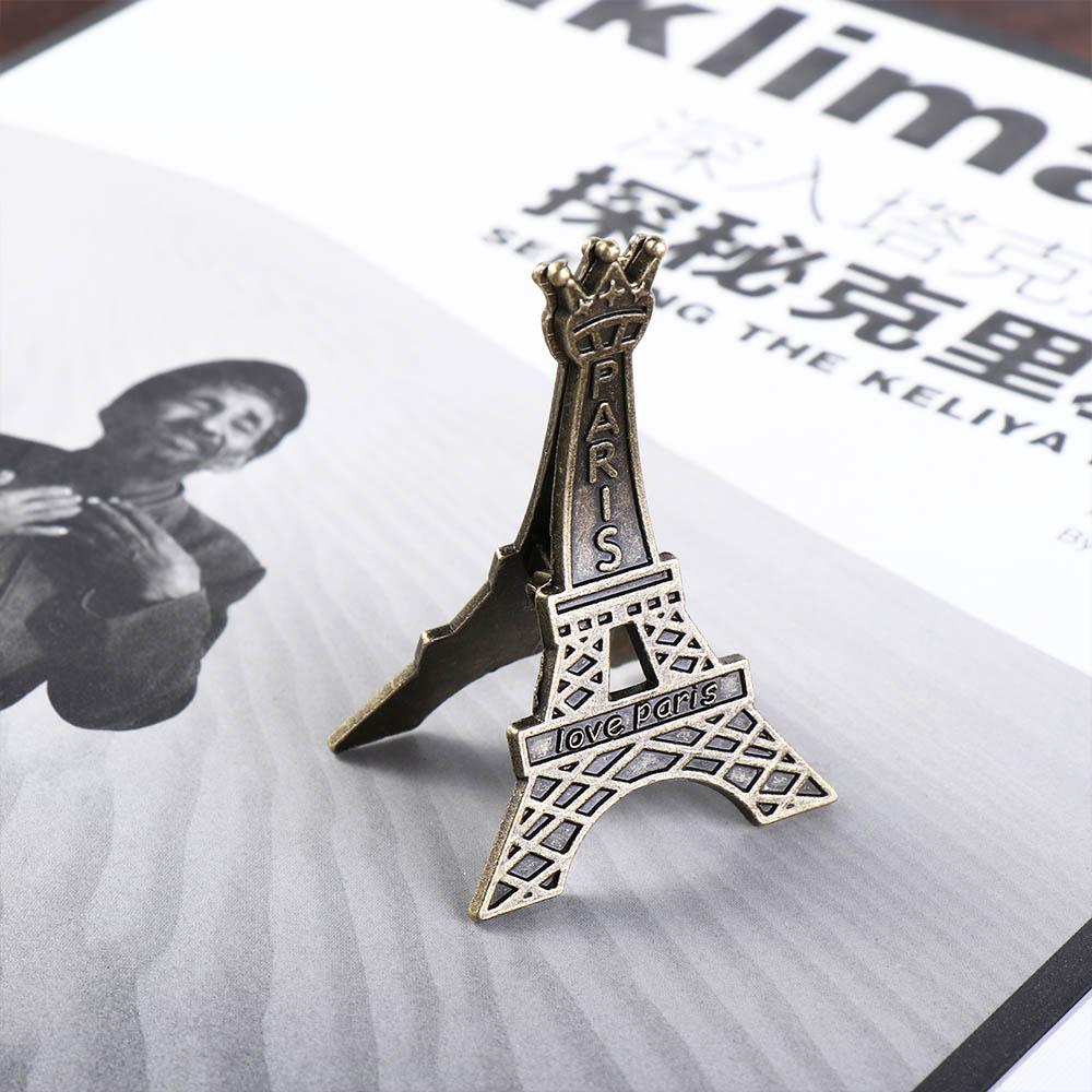 Name Card Retro Style Wedding Seats Clip Paper Clip Memo Clip Picture Clip Holder Eiffel Tower Clip