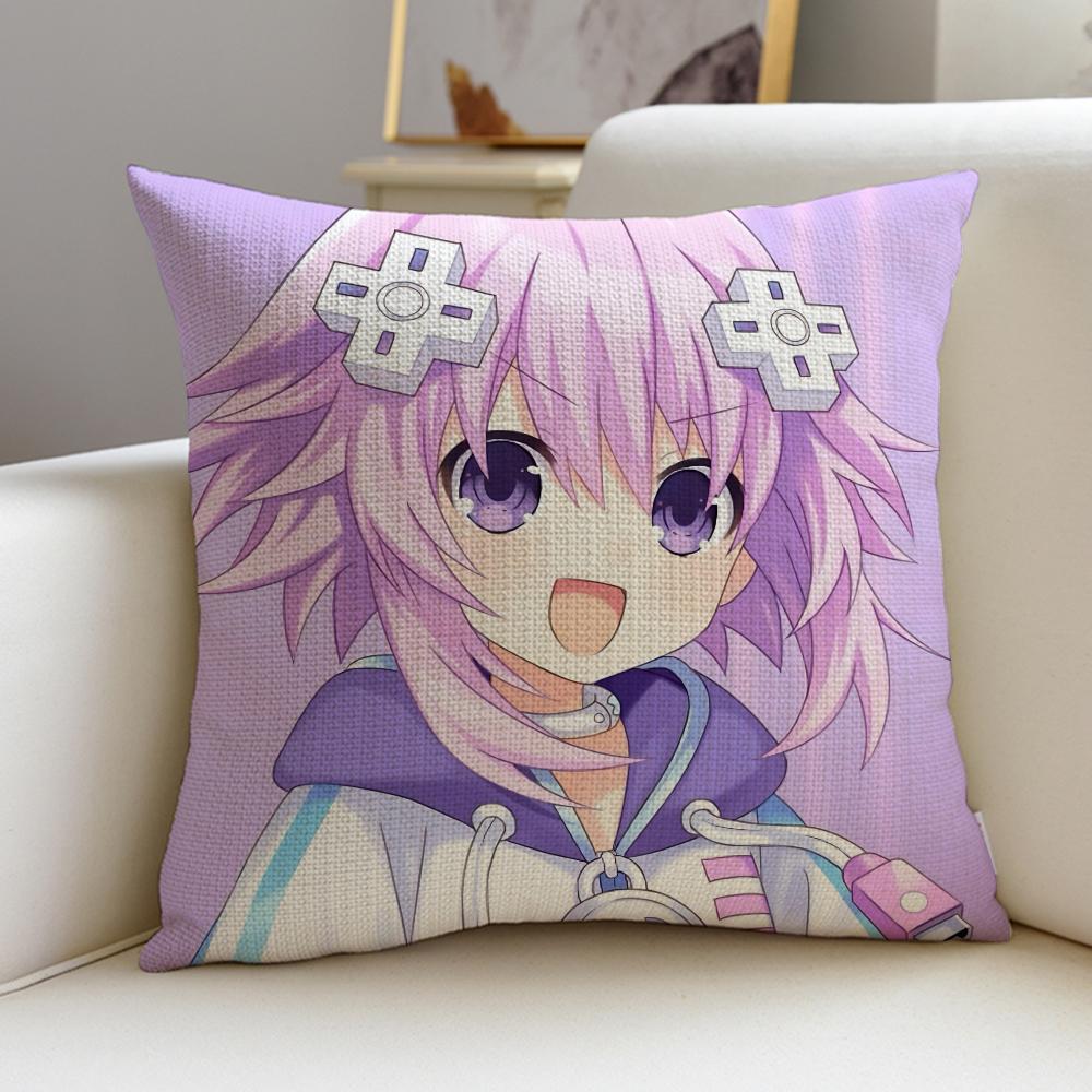 Hyperdimension Neptunia Cushion Cover Soft Decorative Square Cushion Covers X X Pillowcases for Sofa Couch Home Bedroom