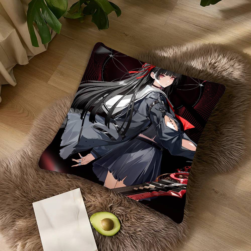 Hot Chisa Wuthering Waves Pillow Case Cushion Cover Decor Home Throw Pillow Covers For Couch Camping Pillow Cover Decorations
