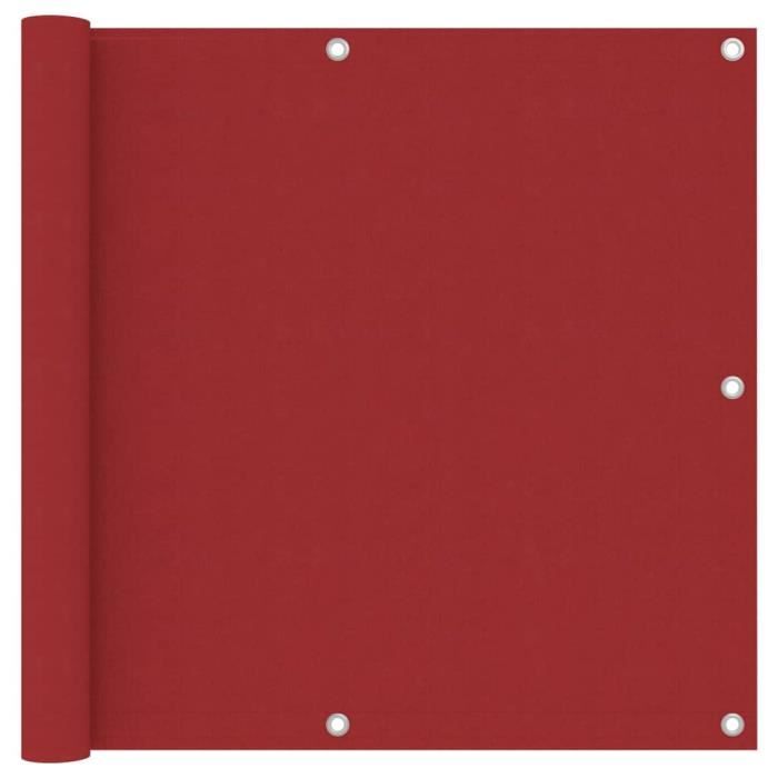 Écran de balcon - vidaXL - Rouge - 90x300 cm - Imperméable - Protection UV
