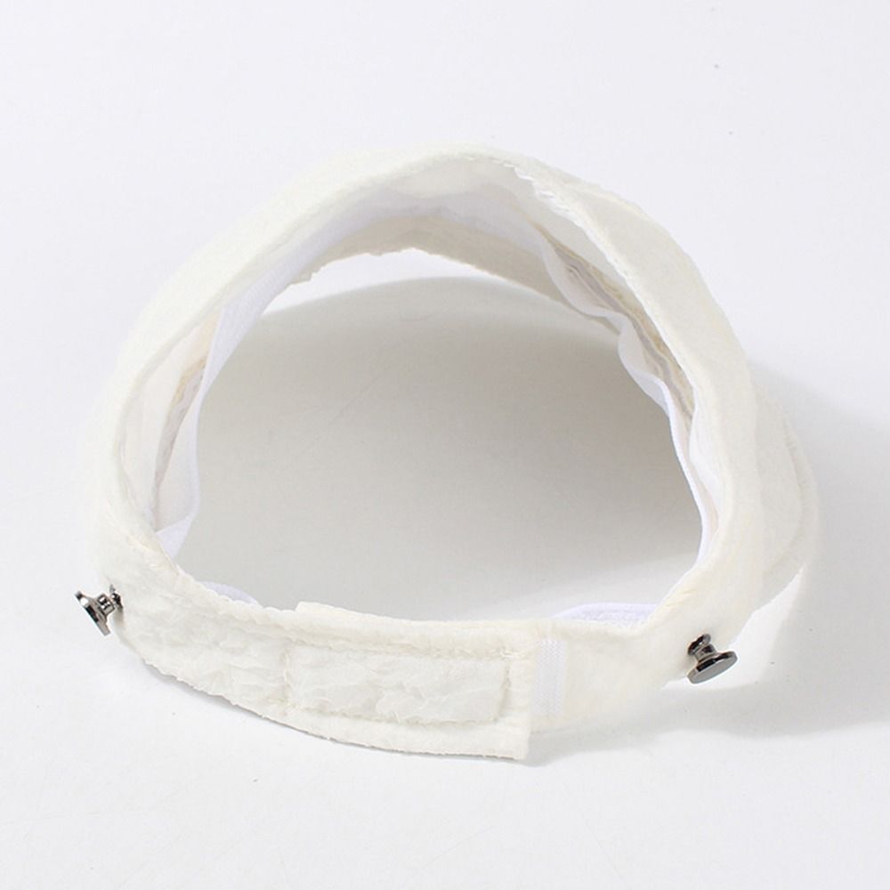 UV Protection Summer Wide Brim Sunhat Adjustable Fisherman Ponytail Caps  Outdoor Beach