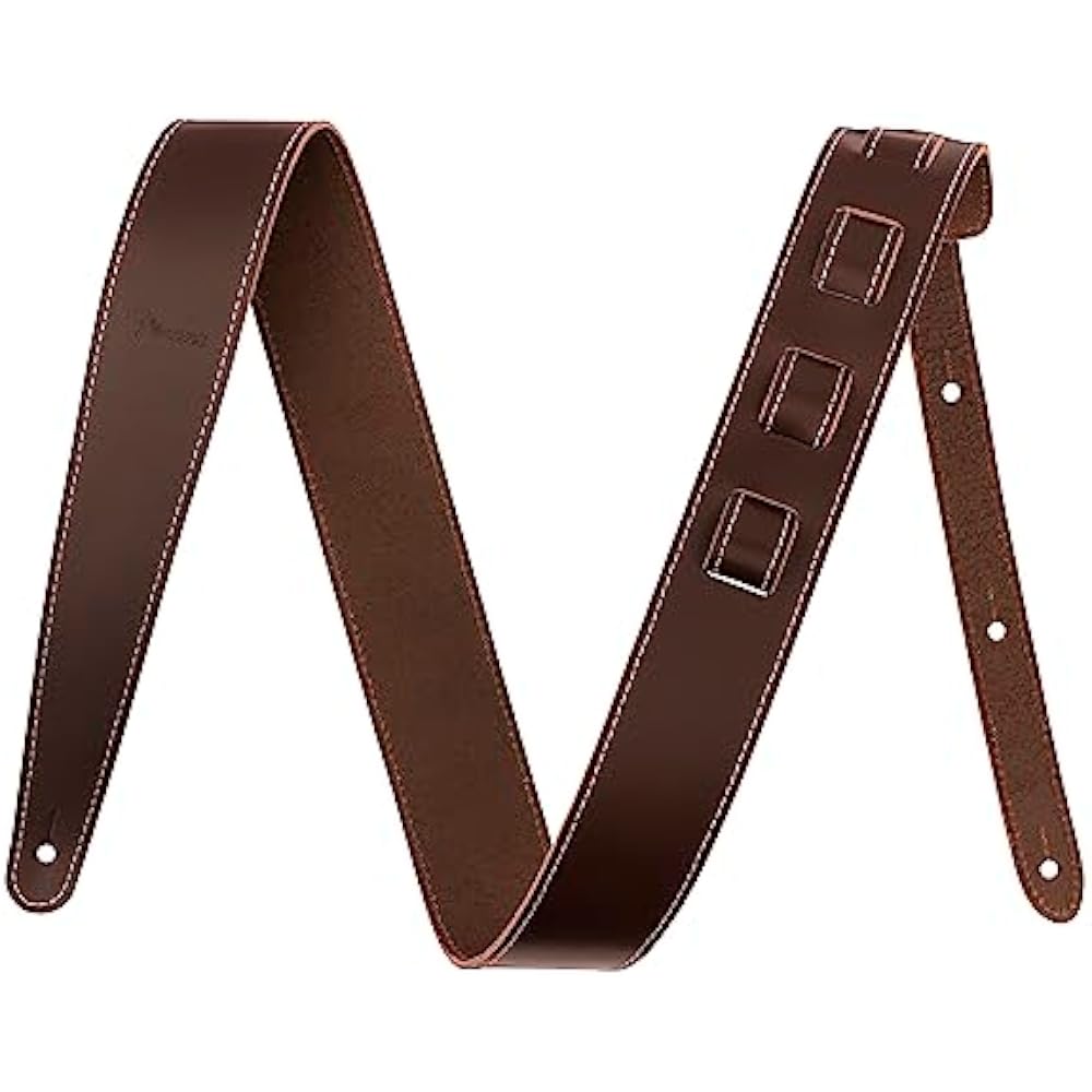 Fender/Essentials Leather Strap Brown Fender [Guitar Strap]