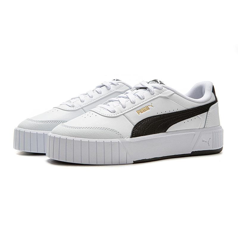 Puma Carina Comfortable Soft Durable Low-Top Sneakers Women Sneakers White 402637-02