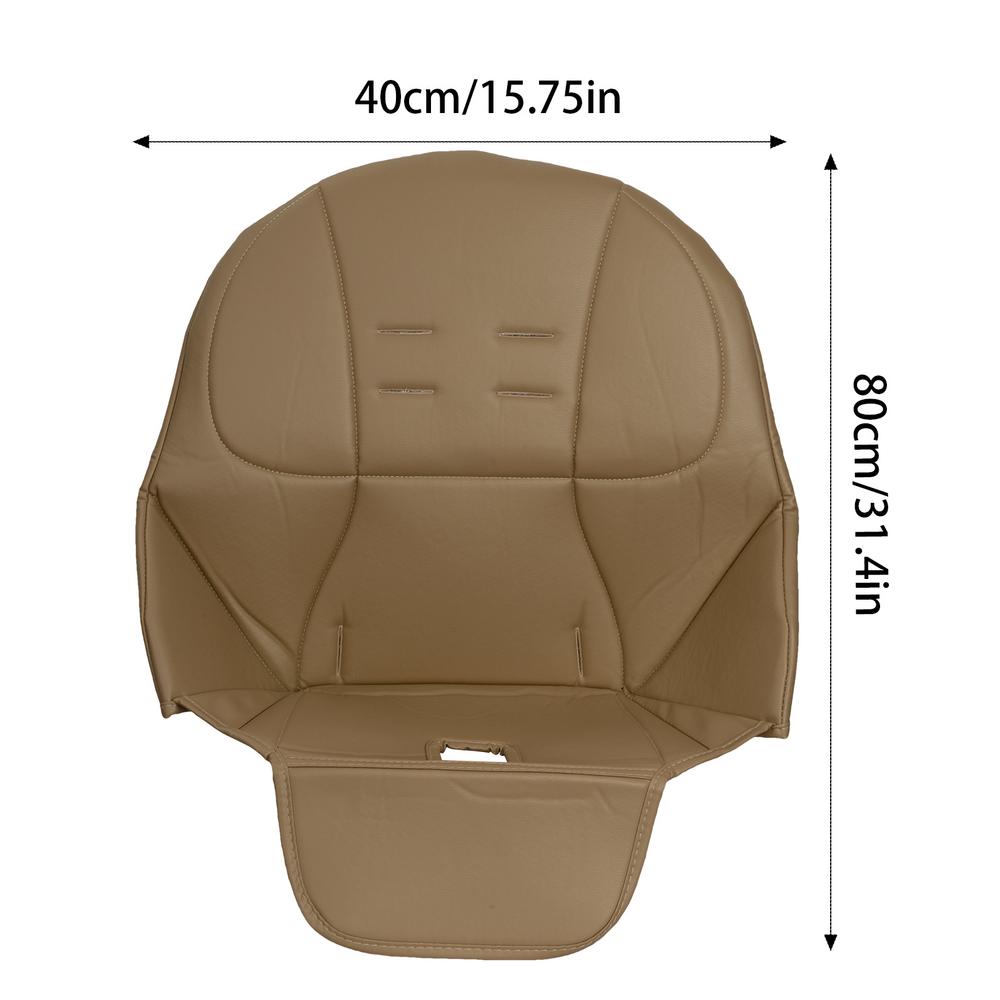 Baby Dining Chair Seat Cushion PU Leather Sandwich Sponge Suitable for Peg Perego Tatamia high chair Accessories baby chaircover