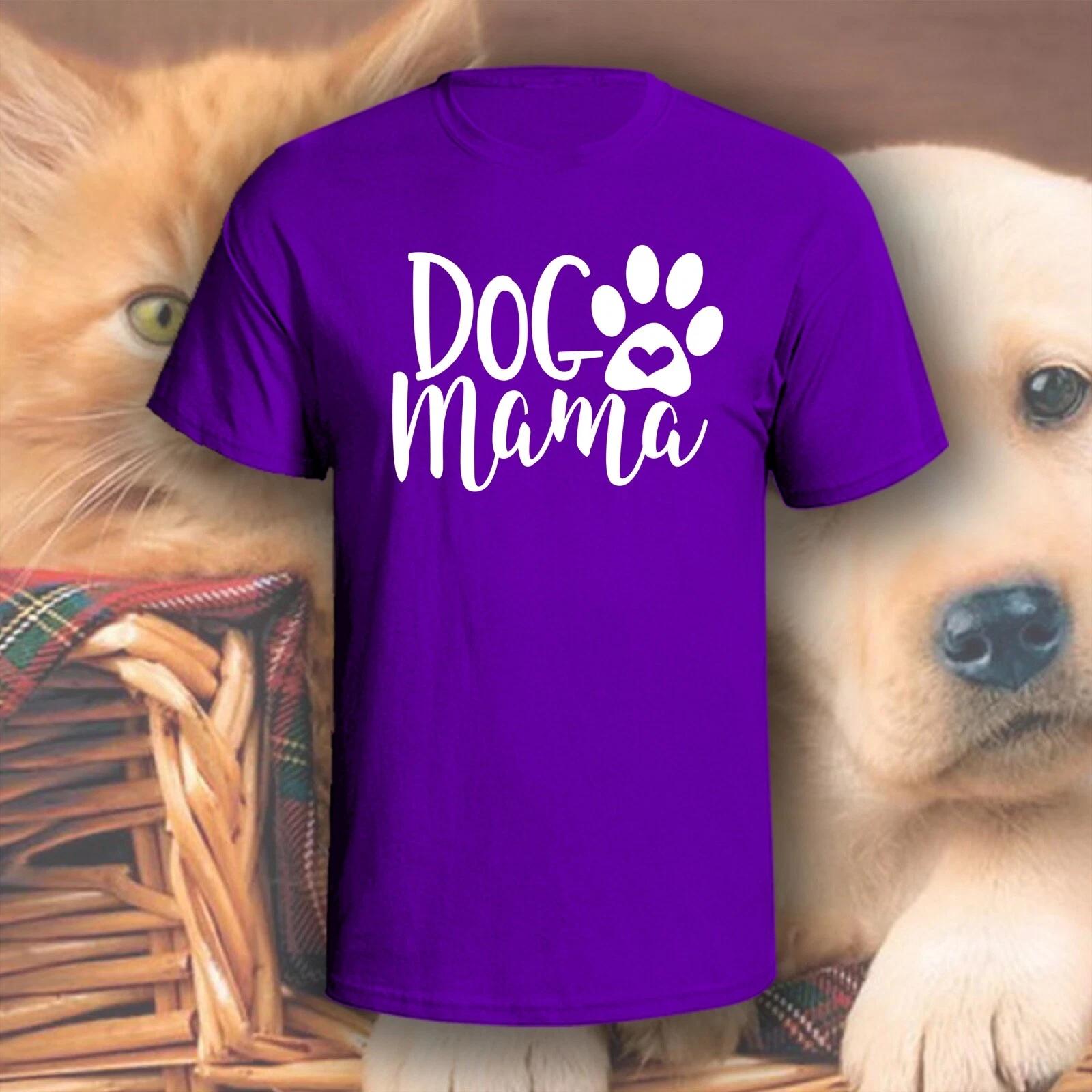 Dog Mama T-Shirt | Pick Your Color! | Dog/Cat Mom 2XL