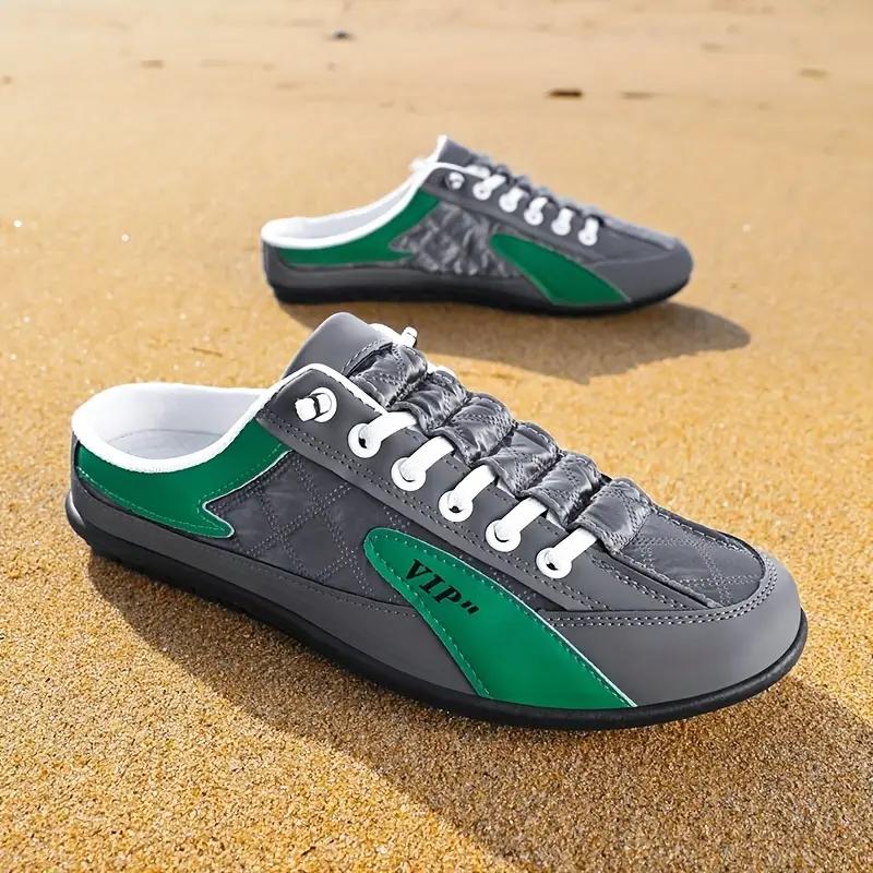 

Стильные нескользящие повседневные мокасины для мужчин для повседневной носки, пляжа и отпуска 43 серый