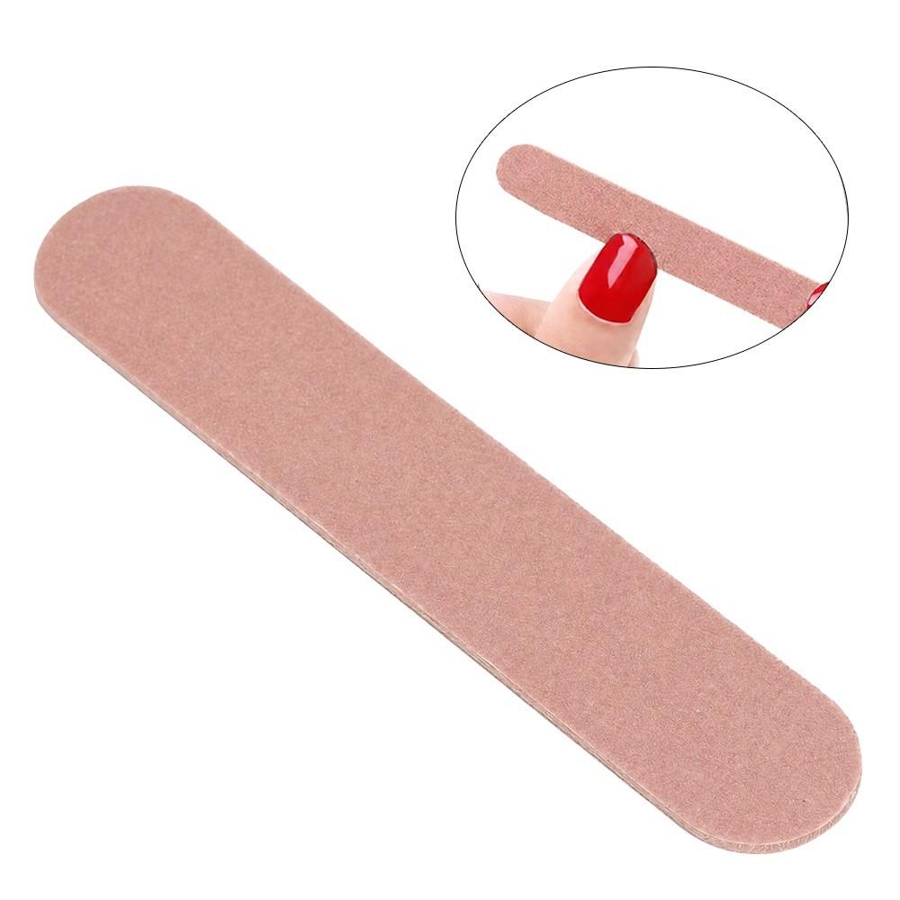 100pcs Wood Board Double Sided Emery Board Double Sided Manicure Nail File Home Use