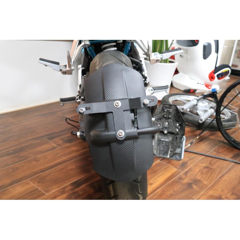 Accesorii pentru motociclete Apărător roată din spate Apărător de noroi cu suport pentru plăcuță de înmatriculare pentru Yamaha MT-07 09 Kawasaki Honda