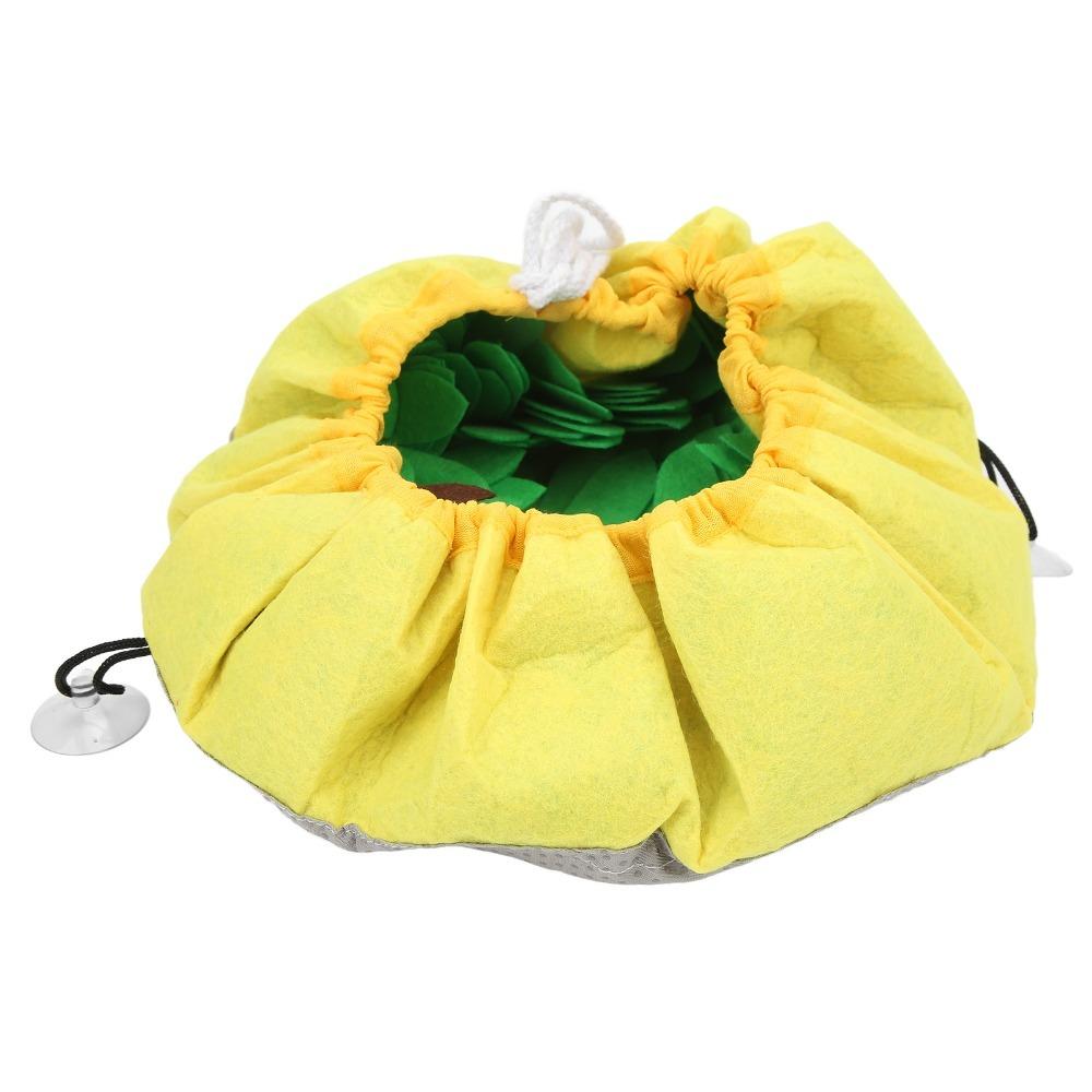 Soft Fabric Snuffle Mat Dual Use Dog Feeding Toy Interactive Play Snuffle Bowl  Boredom Relief